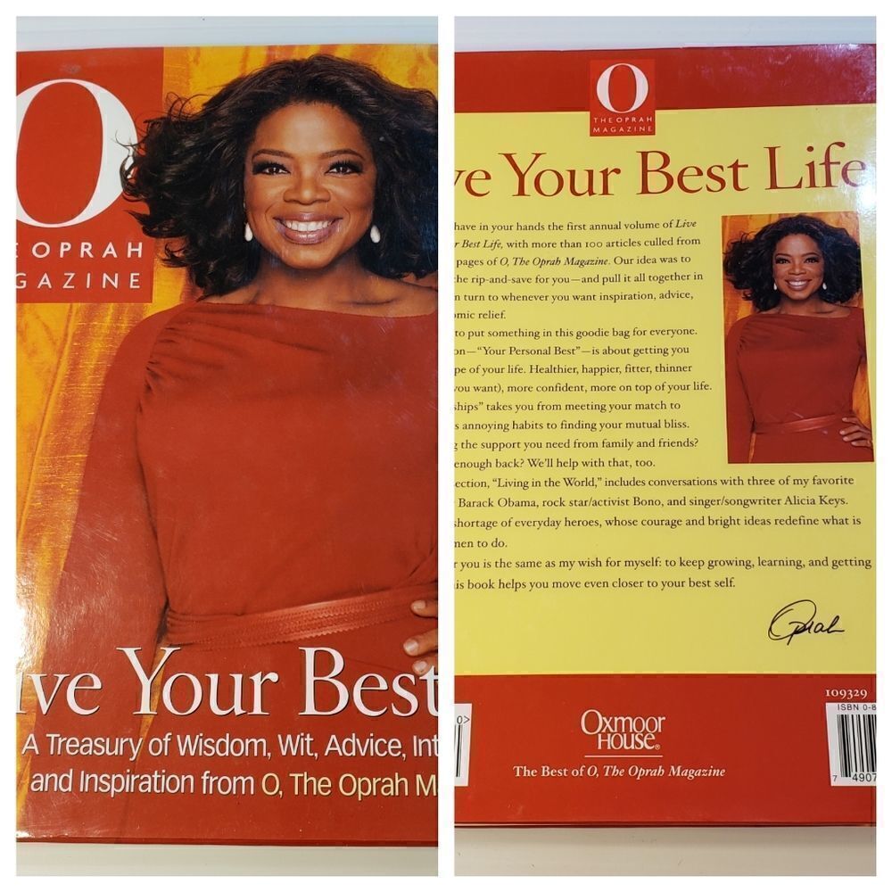 O the Oprah Magazine Life Your Best Life Book